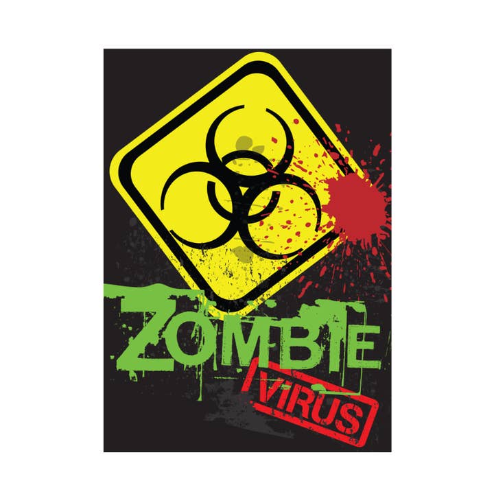 Zombie Virus Magnet