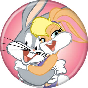 Looney Tunes™ Bugs and Lola Button 1.25
