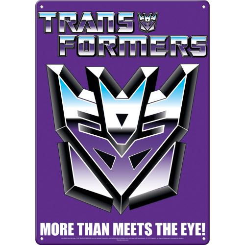 Transformers™ Decepticon Shield Metal Sign