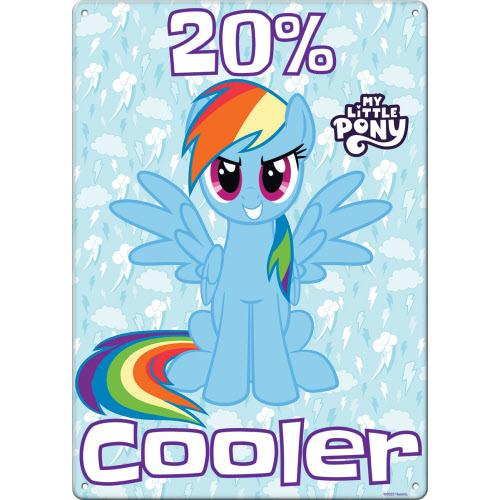 My Little Pony™ 20% Cooler Metal Sign