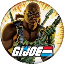 G.I. Joe Roadblock 1.25 Inch Button