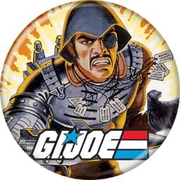 G.I. Joe Major Bludd 1.25 Inch Button