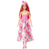 Barbie Royal Pink And Blonde Hair, with Butterfly-Print Skirt Doll
