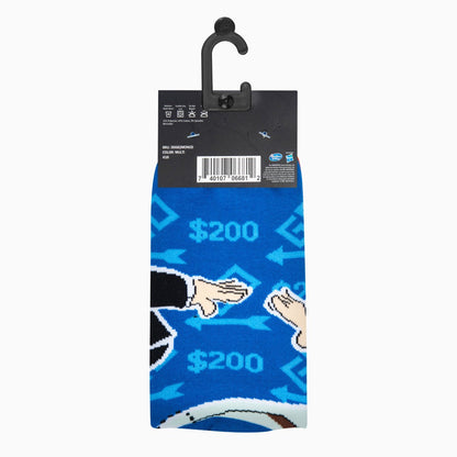 Odd Sox Monopoly™ Advance To Go Crew Socks