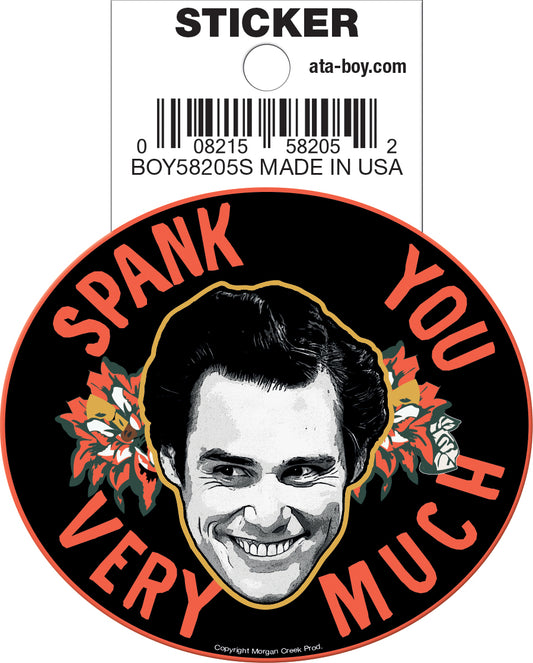 Ace Ventura: Pet Detective™ Spank You Very Much Die-Cut Sticker