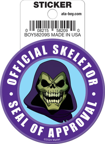 Masters of the Universe™ Skeletor Seal of Approval Die-Cut Sticker