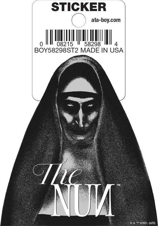 The Nun™ Black and White Die-Cut Sticker