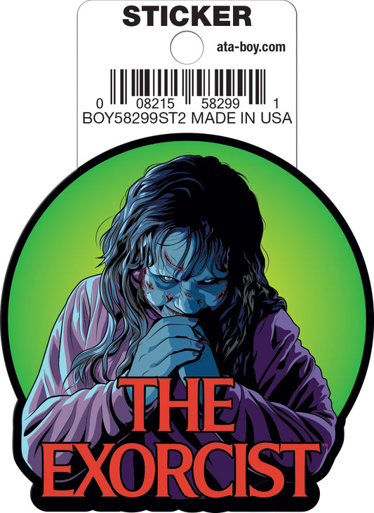 The Exorcist™ Green Circle Die-Cut Sticker