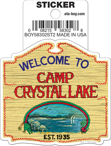 Friday the 13th™ Camp Crystal Lake Die-Cut Sticker