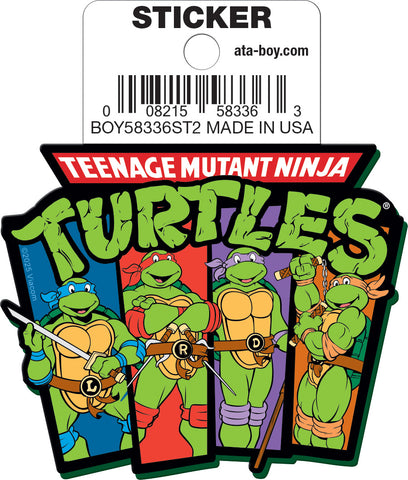 Teenage Mutant Ninja Turtles™ Logo Team Die-Cut Sticker