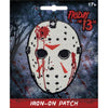 Friday the 13th Jason Mask Iron-On Patch