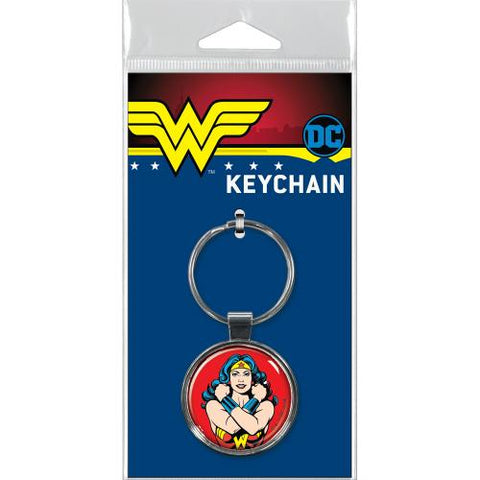 DC Comics™ Wonder Woman on Red Keychain