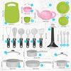 Technok 83-Piece Pretend Play Kitchenware Set