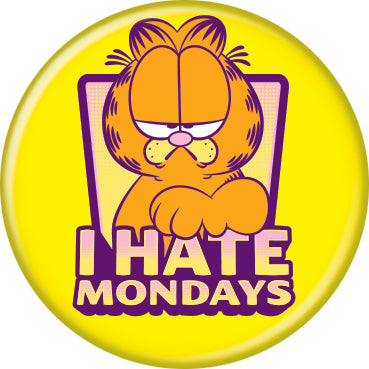 Garfield™ I Hate Mondays Button 1.25" Round
