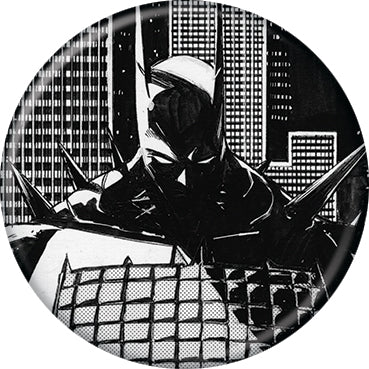 DC Comics Absolute Batman in the Rain Lightning 1.25 Inch Button