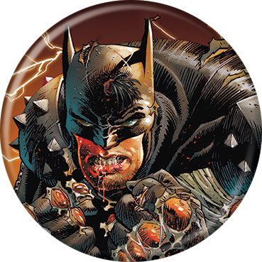 DC Comics Absolute Batman in the Rain Lightning 1.25 Inch Button