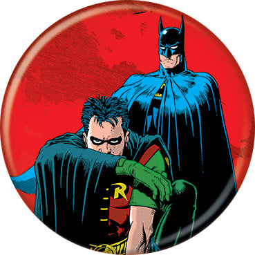 DC Comics Absolute Batman in the Rain Lightning 1.25 Inch Button