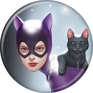 DC Comics Absolute Batman in the Rain Lightning 1.25 Inch Button
