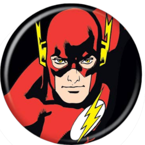 DC Comics™ The Flash Button 1.25" Round