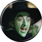 Wizard of Oz Wicked Witch Face 1.25 Inch Button