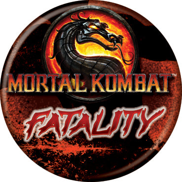 Mortal Kombat Klassic Fatality 1.25 Inch Button