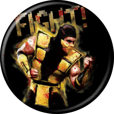 Mortal Kombat Klassic Fight Scorpion 1.25 Inch Button