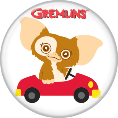 Gremlins Gizmo In A Red Car Art 1.25 Inch Button