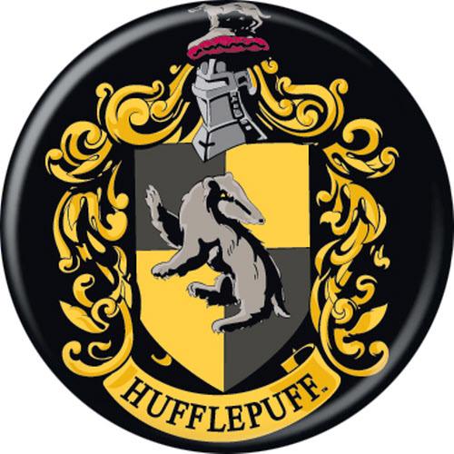 Harry Potter™ Hufflepuff Crest Button 1.25" Round