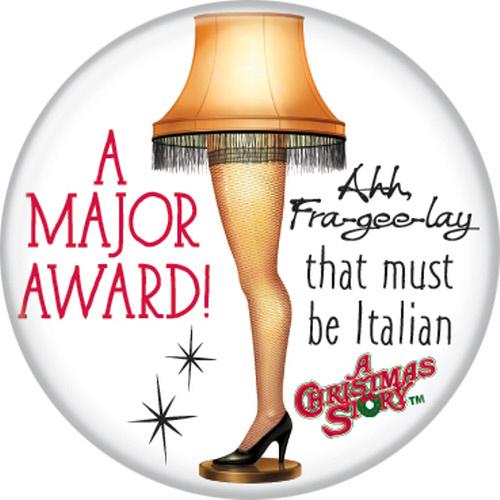 A Christmas Story™ Major Award Button 1.25" Round