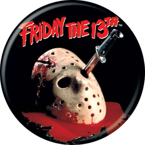 Friday the 13th™ Logo Mask Button 1.25" Round