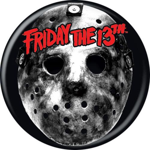 Friday the 13th™ Mask Silver Button 1.25" Round