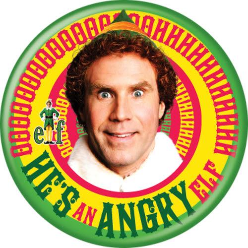 Elf™ He's an Angry Elf Button 1.25" Round