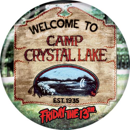 Friday the 13th™ Camp Crystal Lake Button 1.25" Round