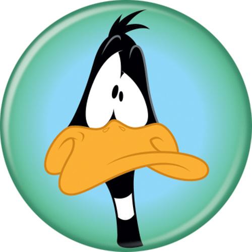 Looney Tunes™ Daffy Button  1.25" Round