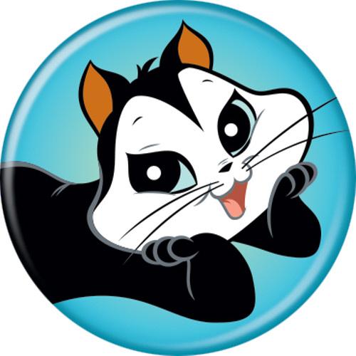 Looney Tunes  Pussyfoot 1.25 Inch Button