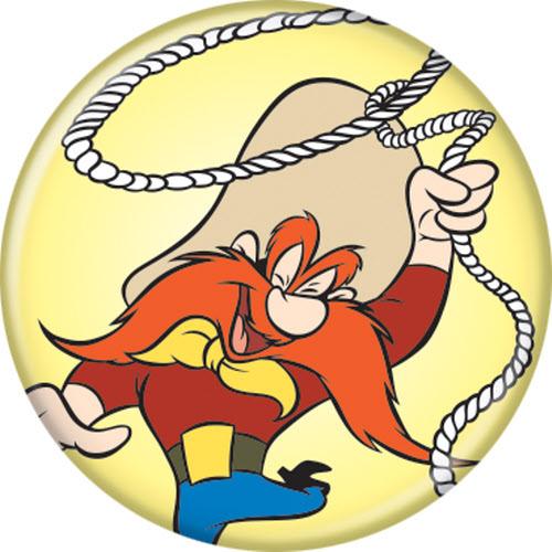Looney Tunes™ Yosemite Sam Button 1.25" Round