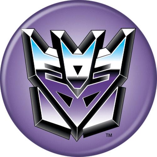 Transformers™ Decepticon Shield Button 1.25" Round