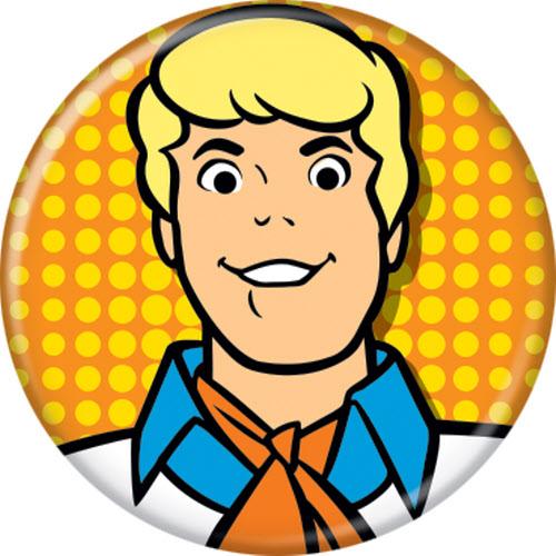 Scooby-Doo Fred Button 1.25" Round
