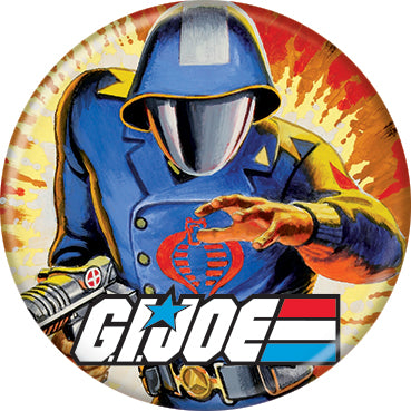 G.I.Joe Cobra Commander 1.25 Inch Button