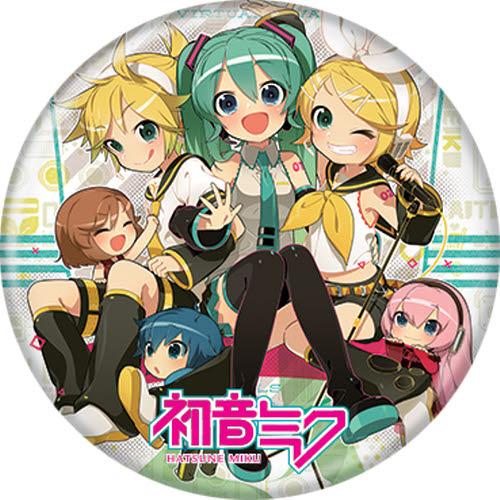 Hatsune Miku™ Group by Utyako Button 1.25" Round