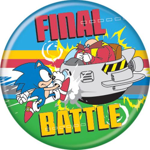 Sonic™ Final Battle Button 1.25" Round