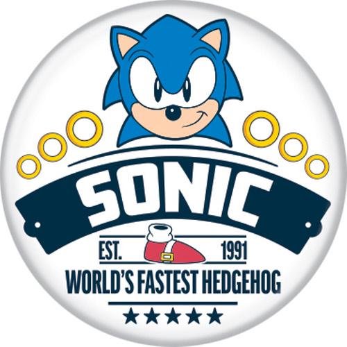 Sonic™ Worlds Finest Hedgehog Button 1.25" Round