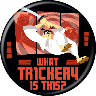 Samurai Jack™ What Trickery Button 1.25" Round