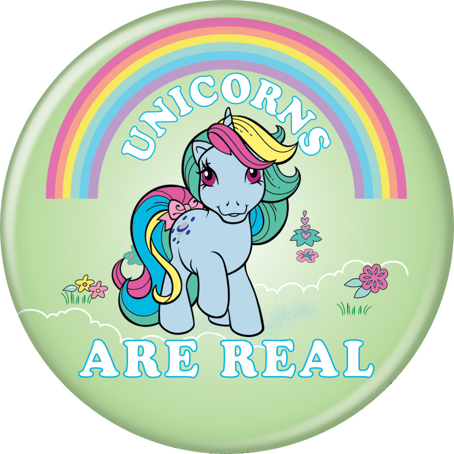 My Little Pony Retro Unicorns Are Real 1.25 Inch Button