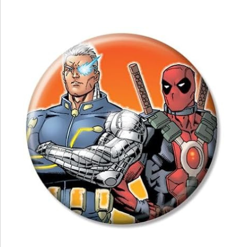 Marvel™ Deadpool and Luke Cage Button 1.25" Round