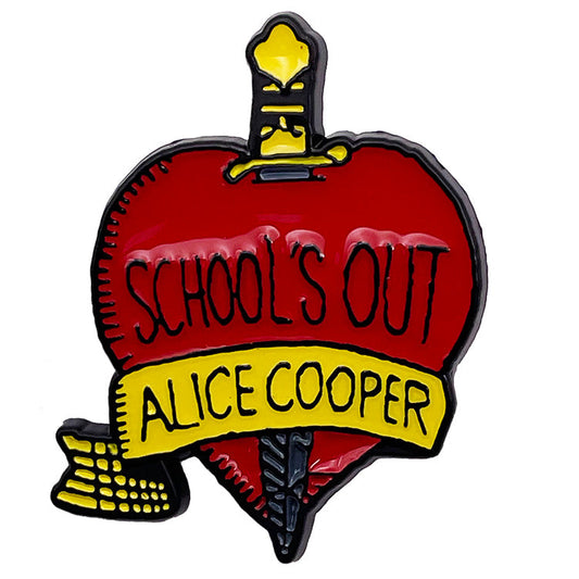 Alice Cooper School's Out Enamel Pin