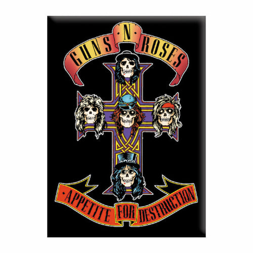 Guns N' Roses Cross Magnet