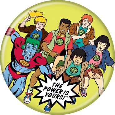 Captain Planet and the Planeteers™ Group Button 1.25" Round