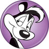 Looney Tunes™ Pepé Le Pew Button 1.25